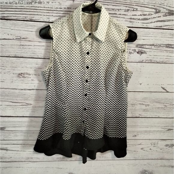 "Signature Collection" woman's sleeveless blouse - Picture 1 of 7